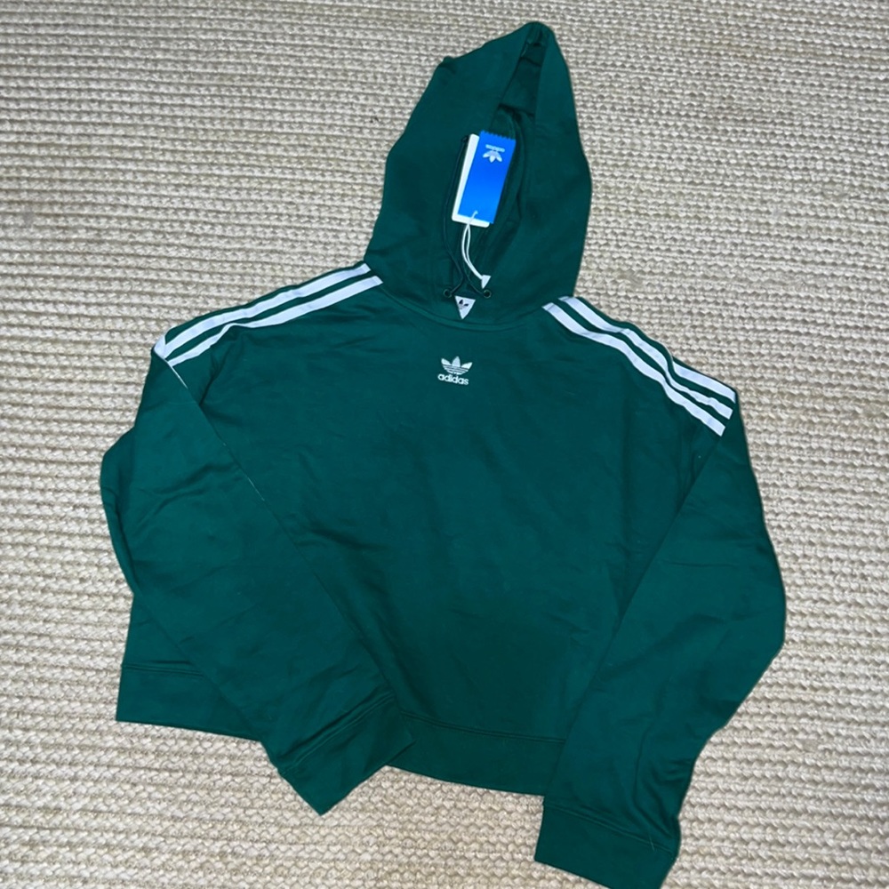 Green adidas hoodie